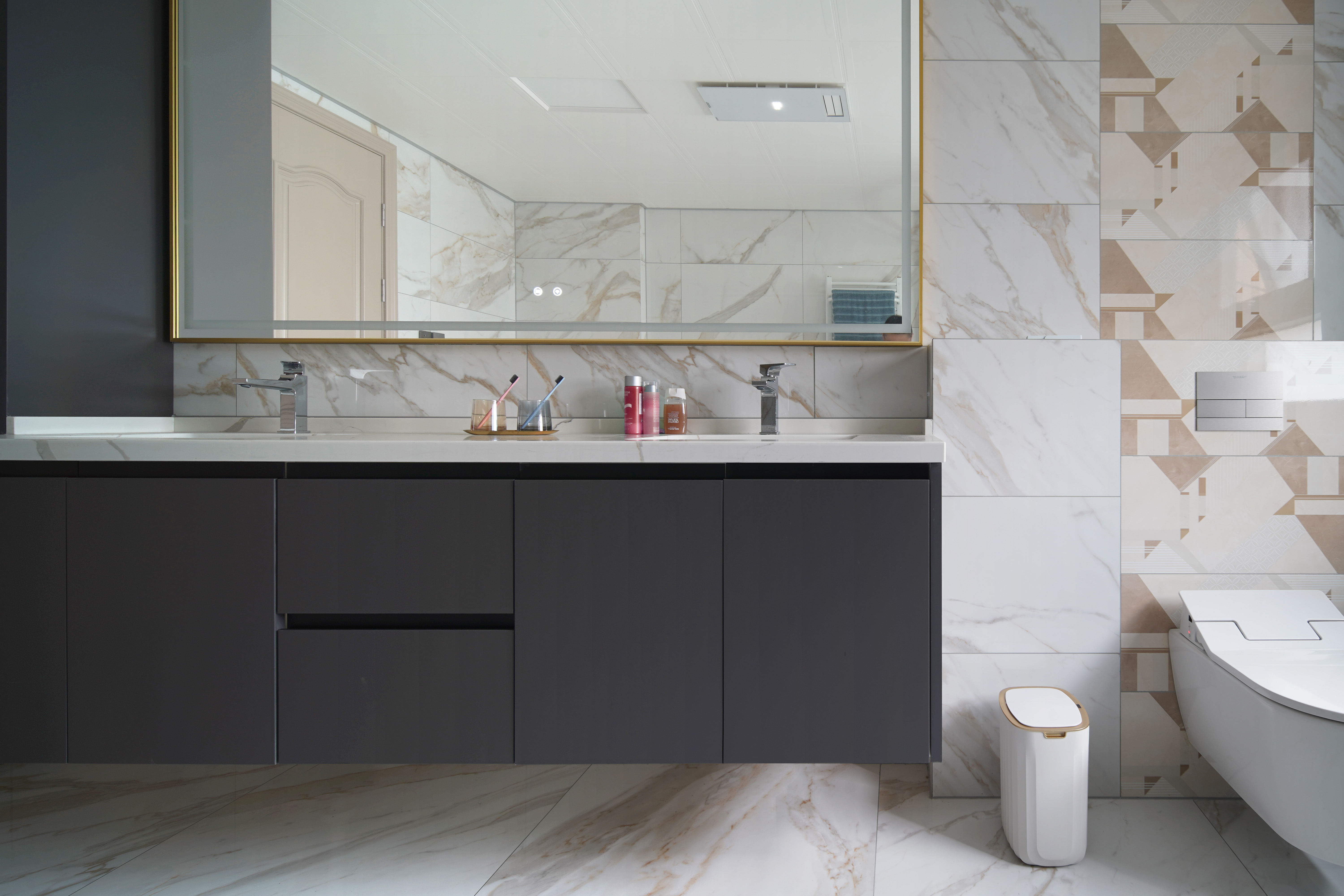 轻奢大平层风格,260平米轻奢美式大平层