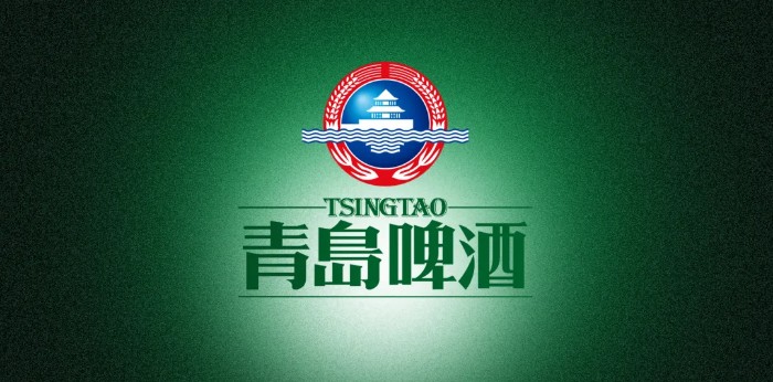 青岛啤酒标志设计图,青岛啤酒酒标的故事