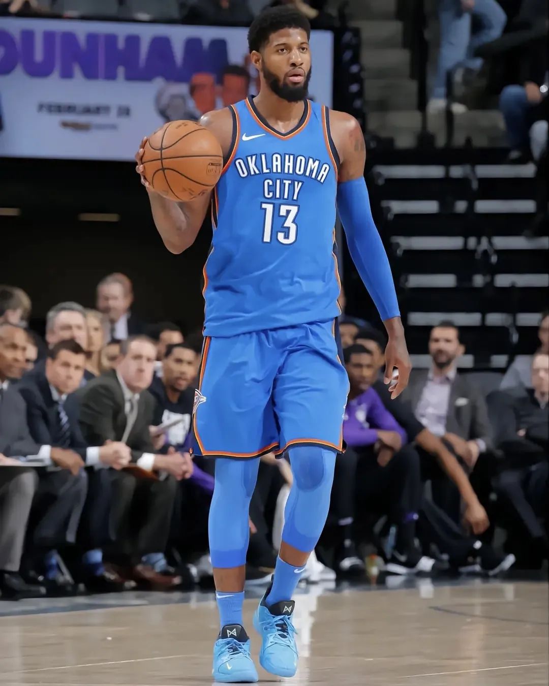 球星壁纸第190期保罗乔治,保罗乔治威少雷霆壁纸