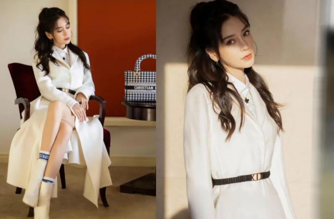 angelababy连穿6件dior高定,angelababy秀智同款礼服