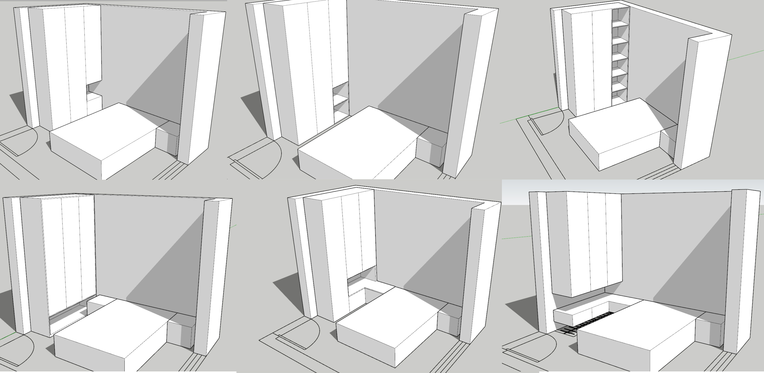 「定制家具」床头柜挡衣柜门，该如何解决？