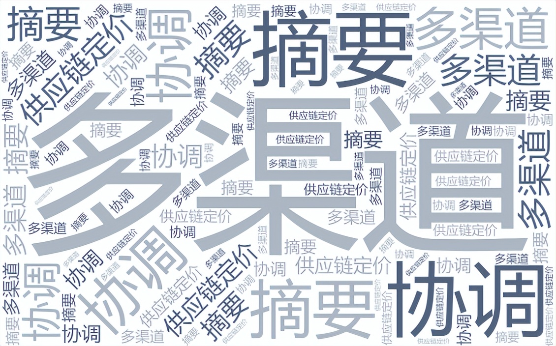 74知识打卡：读博士论文《多渠道供应链定价及协调》创新和摘要