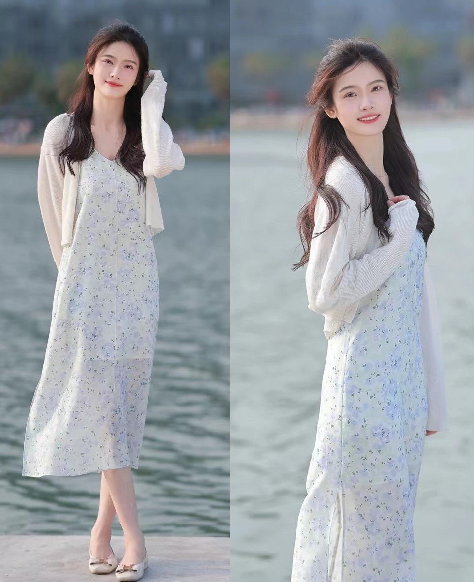 夏季碎花裙怎么穿好看,粉色碎花裙回头率百分百