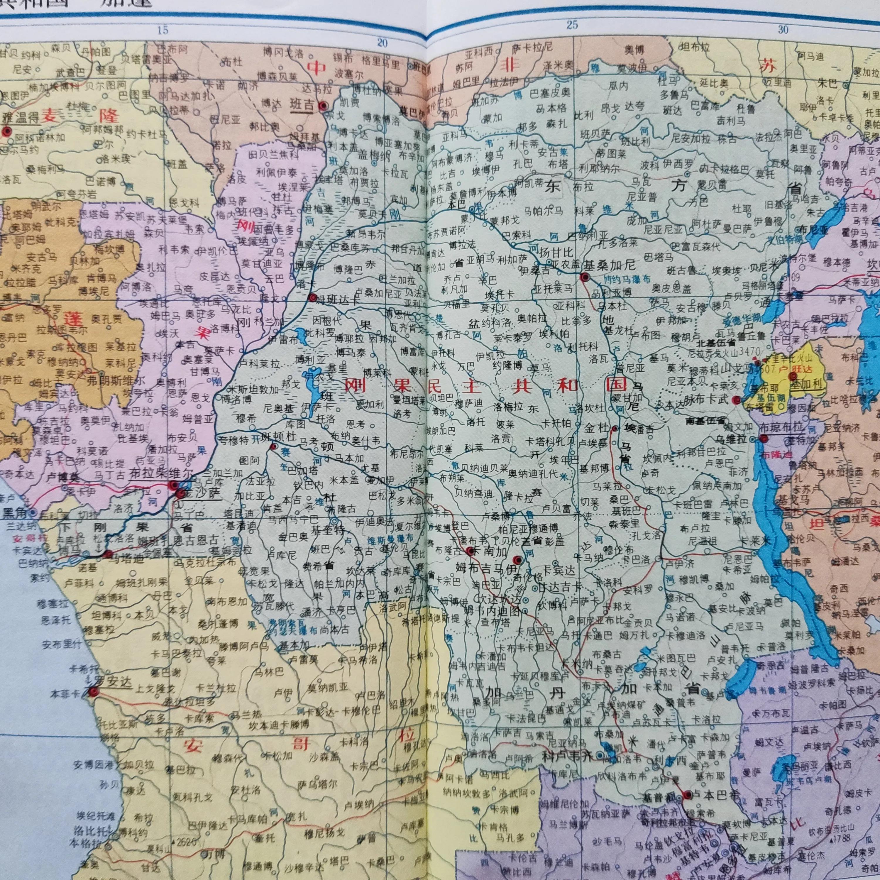 刚果布和刚果金地图,刚果金简介地图