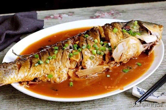 中午吃红烧大鲤鱼,河南红烧鲤鱼做法