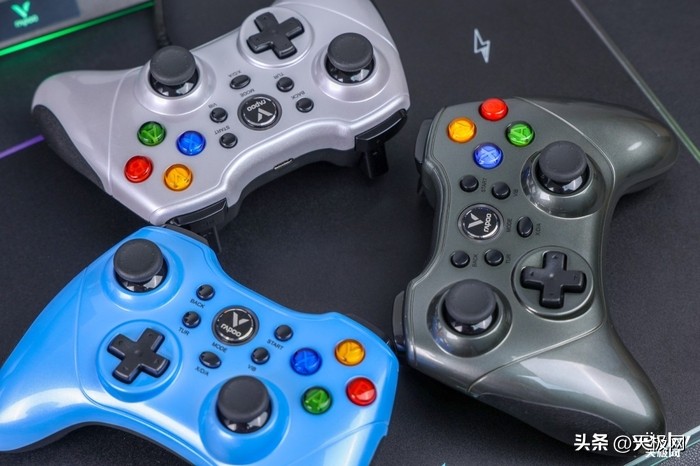 雷柏v600s游戏手柄拆解,雷柏手柄v600