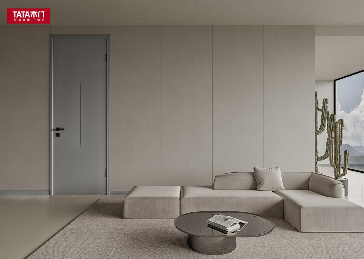 tata木门新品极简超静音玻璃门,tata木门有必要选静音条吗
