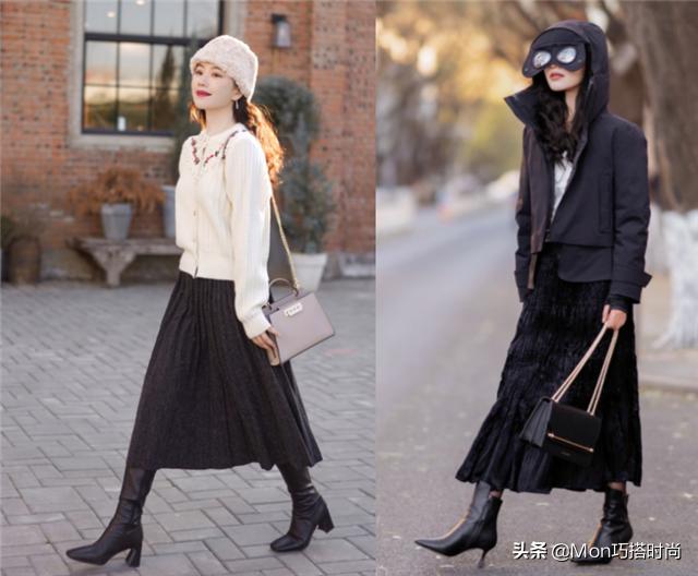 适合小个子显瘦又好看秋冬长裙,半身裙长裙显瘦推荐