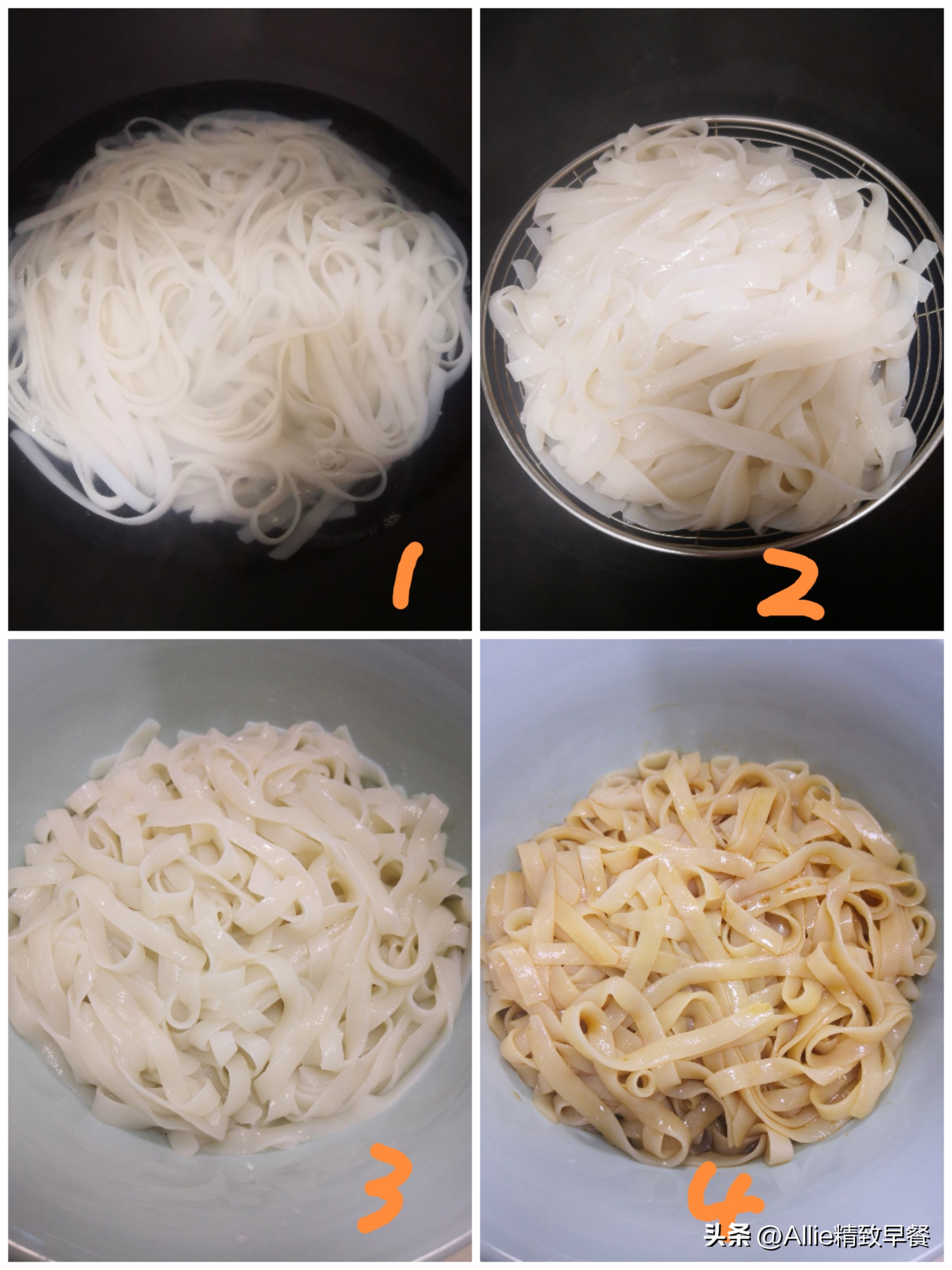 广东人爱吃的炒河粉，教您在家就能做，根根分明爽滑入味，零厨艺