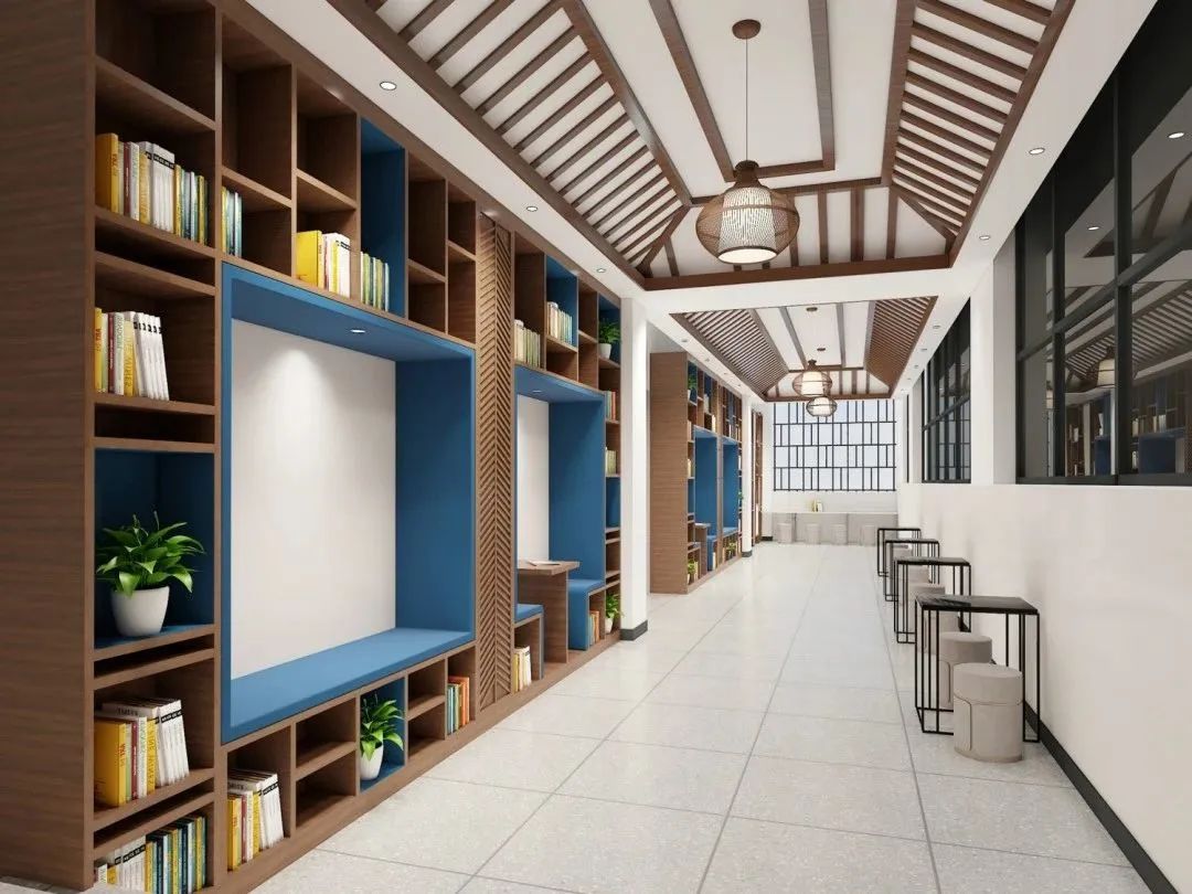 书香校园走廊文化墙,阅读走廊创意设计