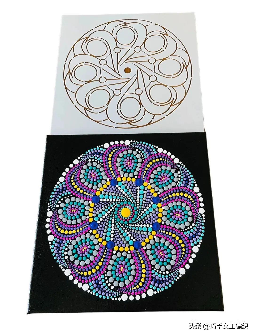 她用粗细不同的铅笔，棉签，牙签，筷子…竟把家里的旧物翻了个新