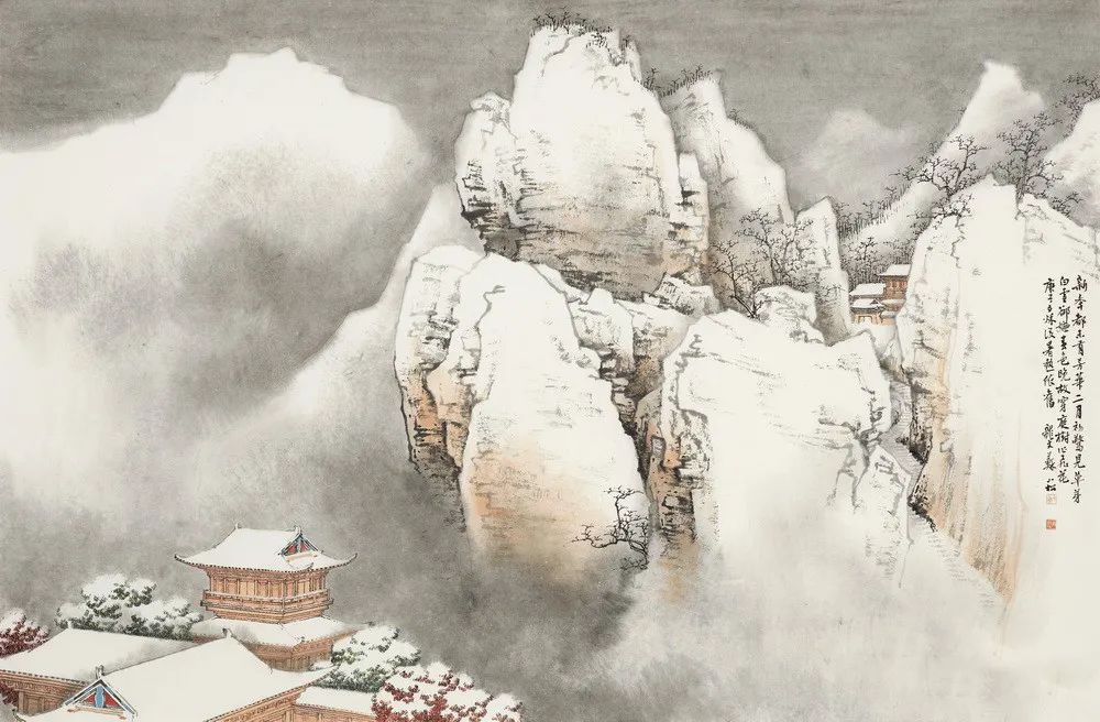 苏小松山水画欣赏,苏小松画家特点