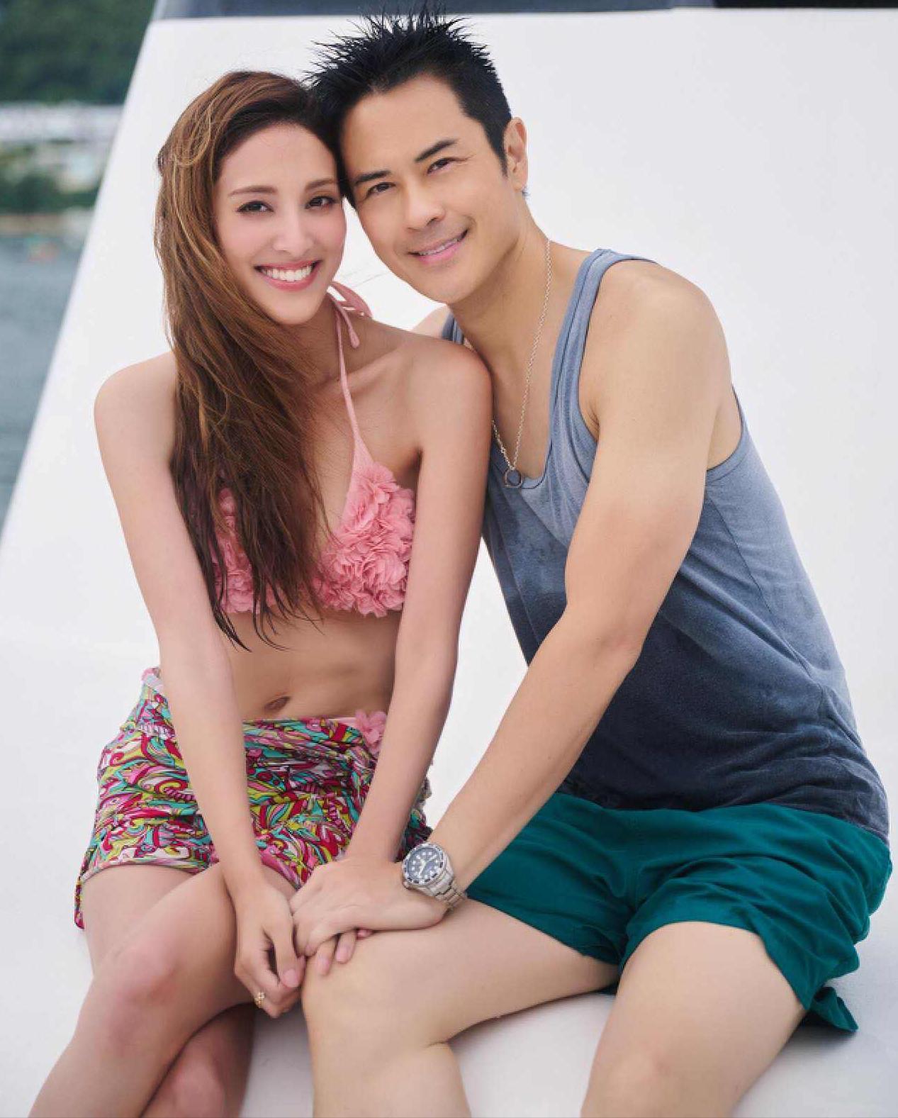 陈凯琳郑嘉颖甜蜜瞬间,郑嘉颖陈凯琳婚纱照首曝光