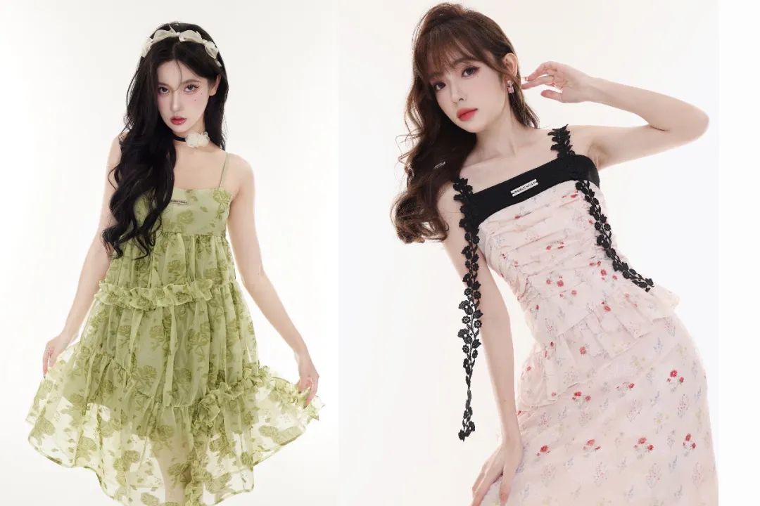 如果淘宝模特界有咖位，这两位小姐姐大概是人气“流量小花”吧