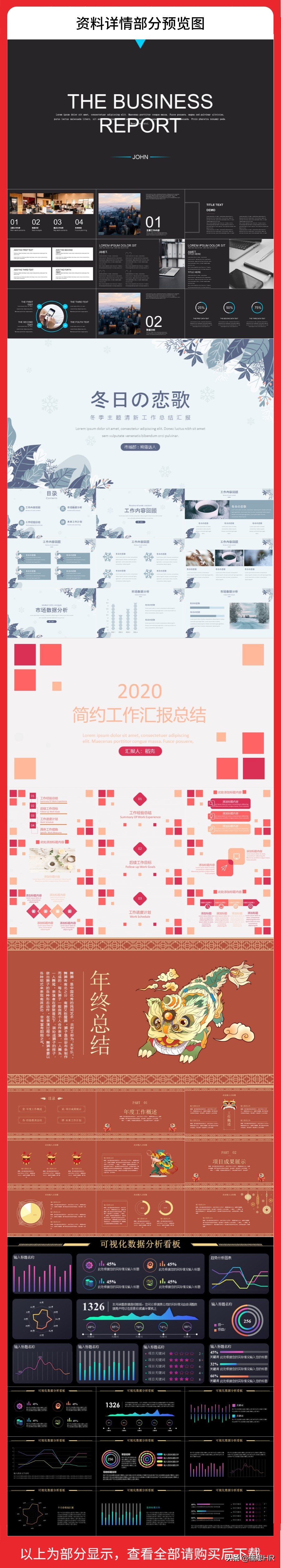 高端大气年终总结ppt模板,财务年终总结报告ppt模板