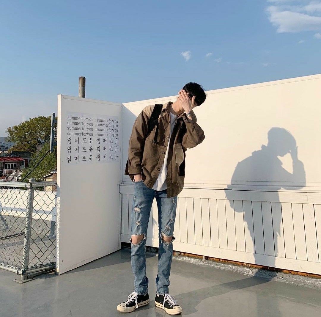 白色牛仔裤搭帆布鞋秋冬穿搭,牛仔裤配帆布鞋男夏季