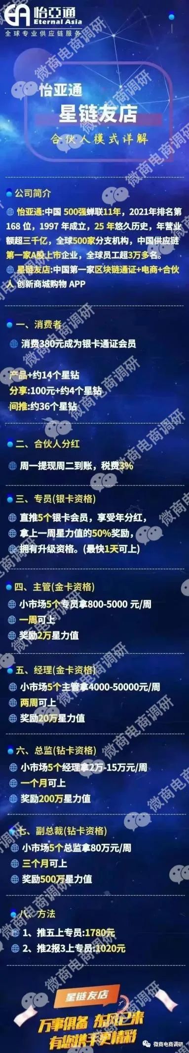 怡亚通“星链友店”打着“区块链”名义“拉人头”涉嫌传销