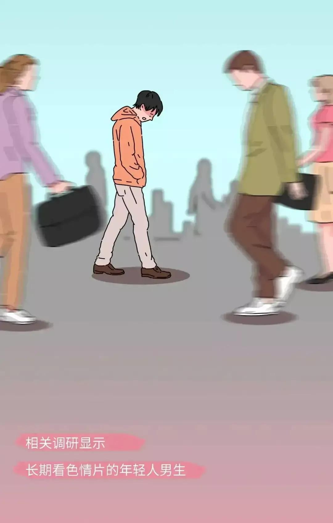 观看色情片确实有危害，男性朋友们，尽早戒了吧！（漫画）