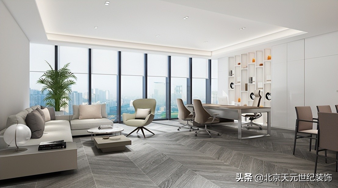 秦淮专业办公空间装饰设计案例,五华区写字楼装修设计案例