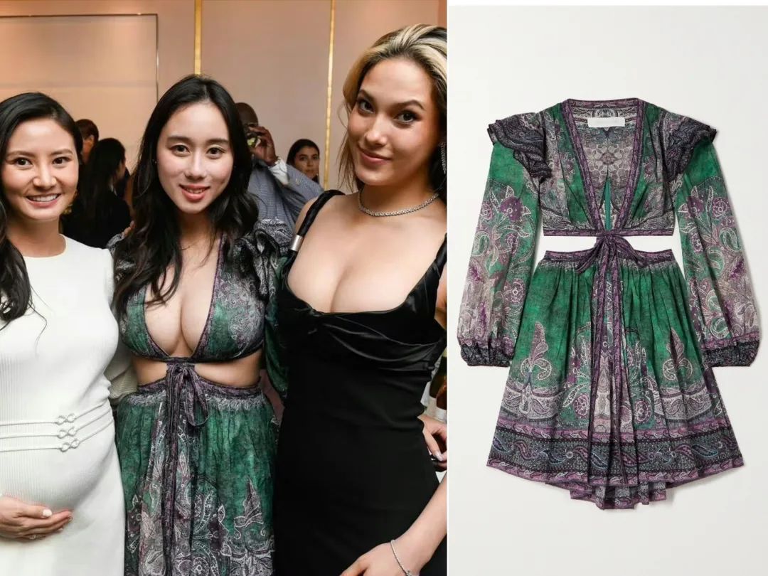 郭晶晶张曼玉合影,郭晶晶巩俐同框穿搭