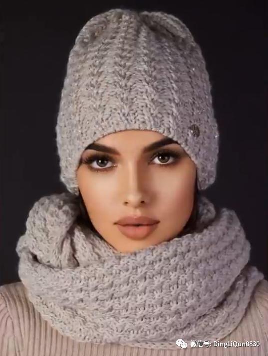 女士针织年轻款的洋气针织帽,针织帽合集