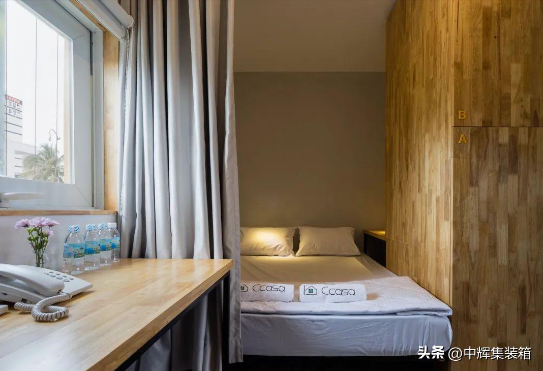 越南集装箱民宿,集装箱式酒店图片