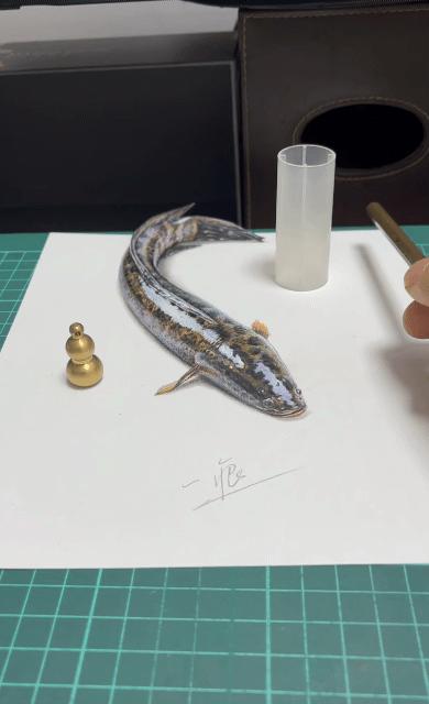 3D绘画牛人多厉害?画出真假难辨的“立体美女”,震惊500万网友