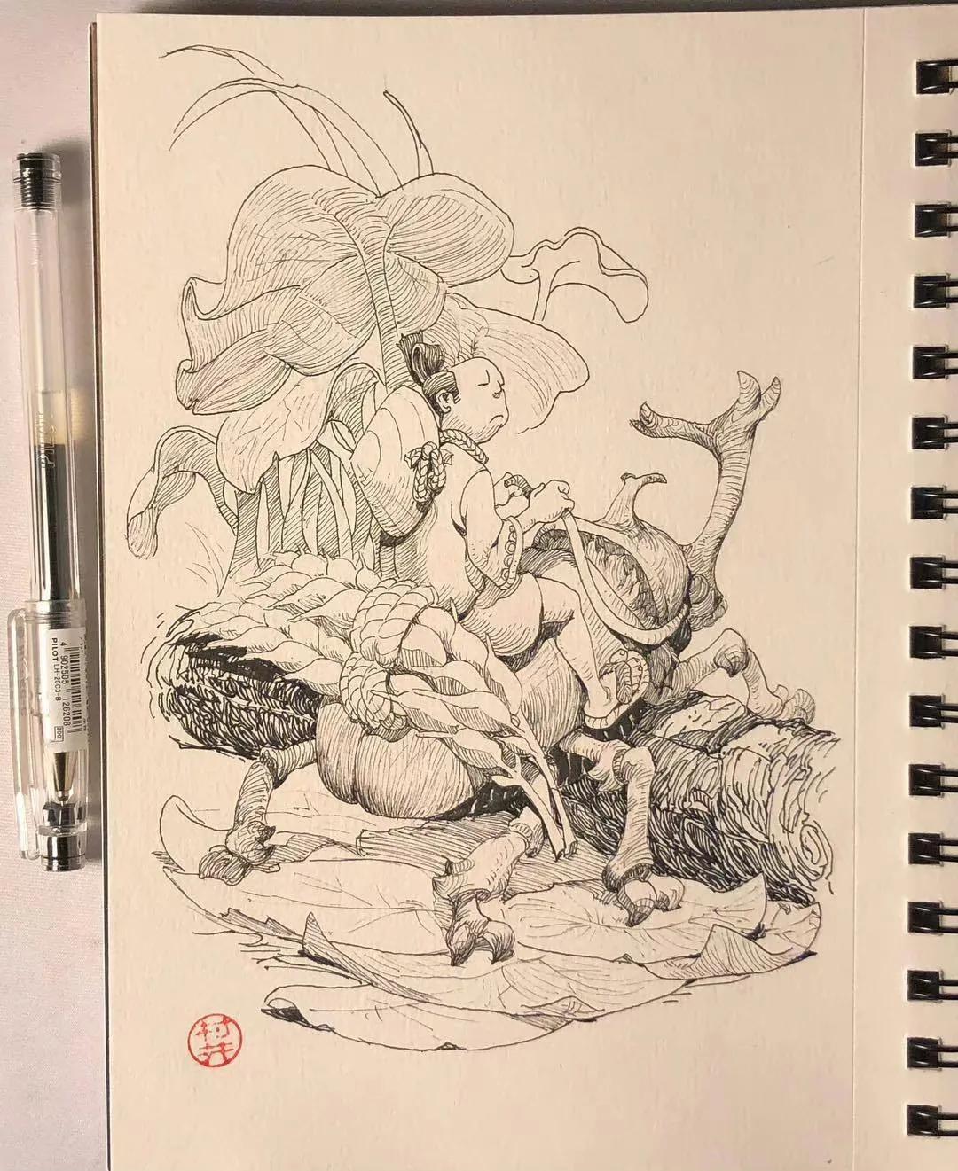 好看的速写临摹轮廓线,人物速写临摹图片钢笔