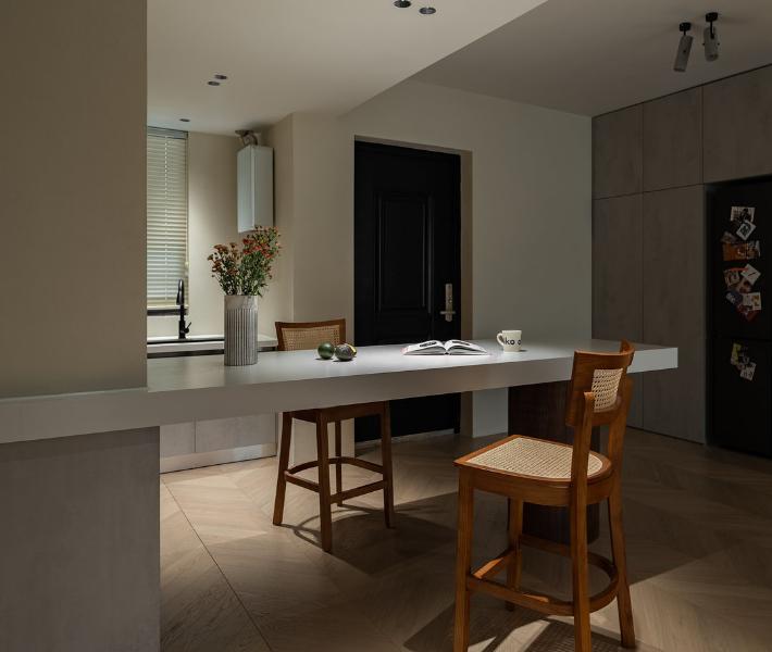 房子简装不做影视墙,新房简约装修餐桌