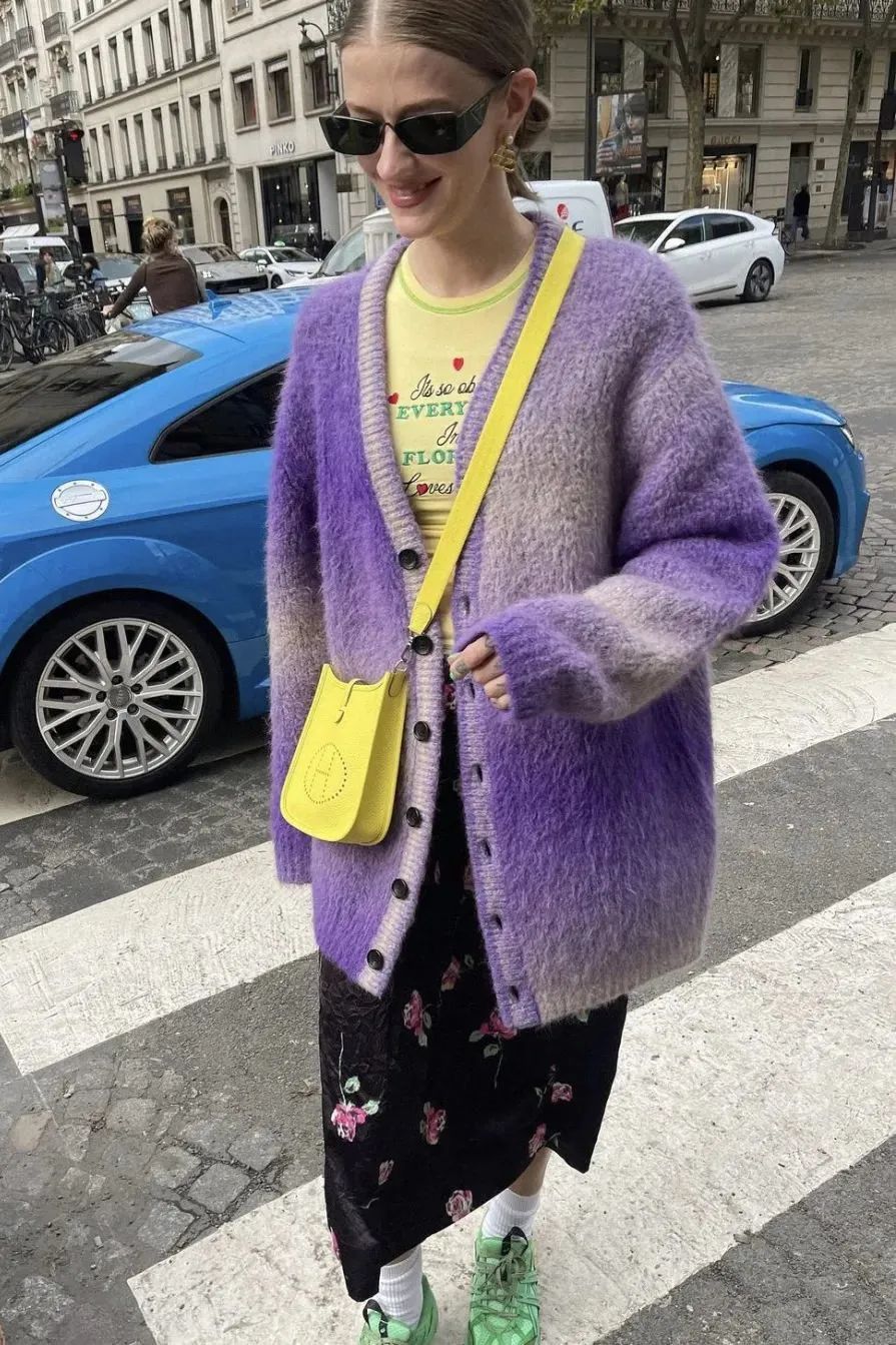 今年好看的毛衣穿搭,今年漂亮毛衣套装