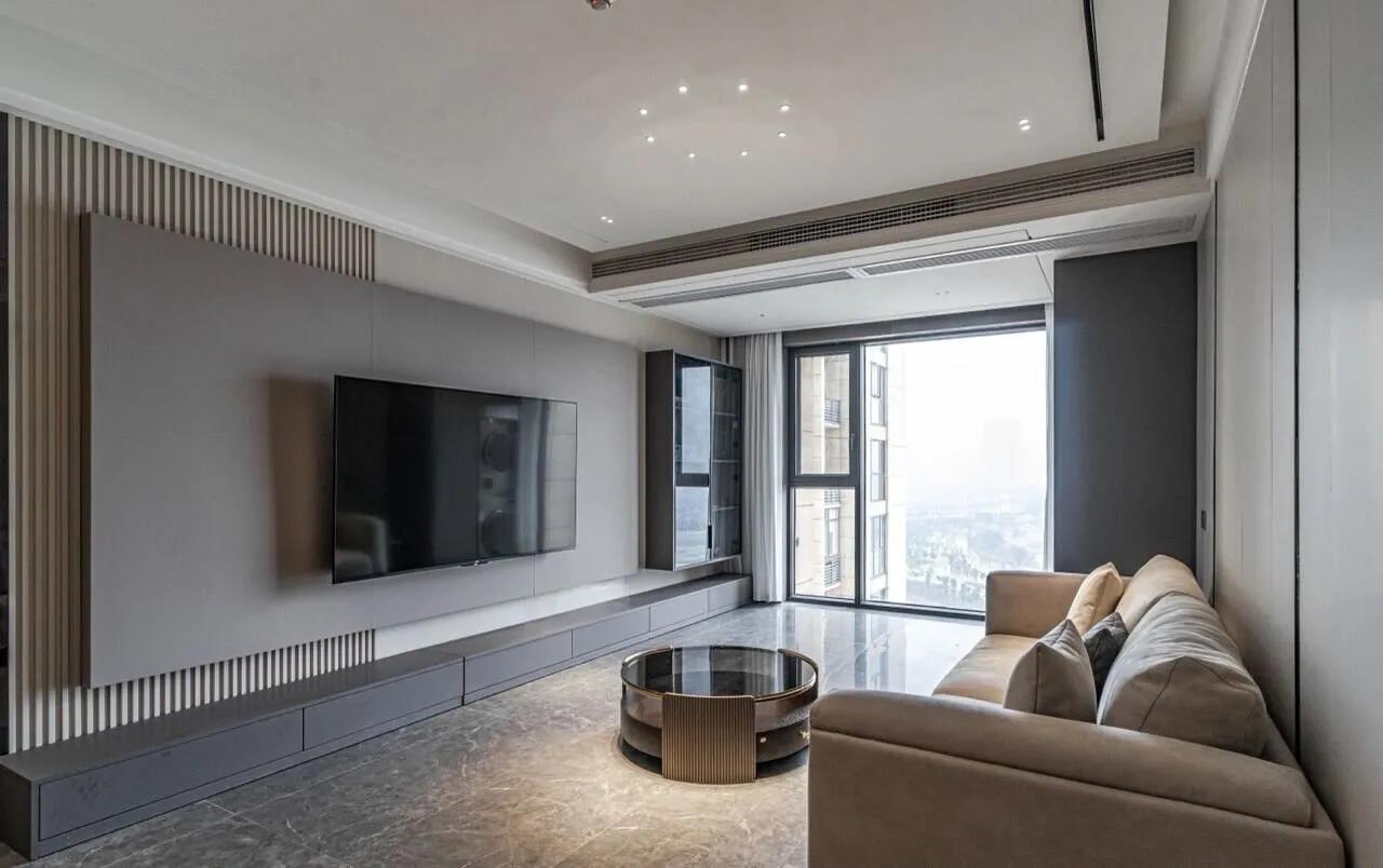 最流行格栅电视背景墙,30款背景墙