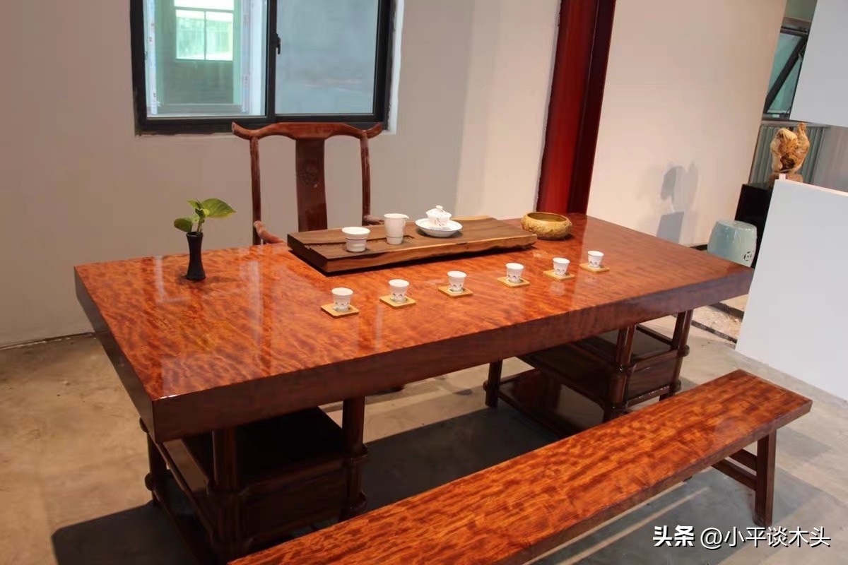 实木大板桌子用什么木头,新中式实木大板桌子