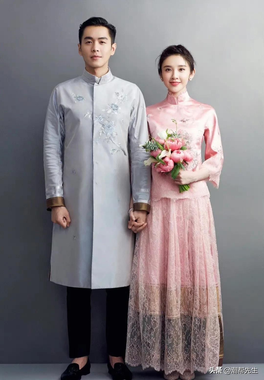 中式婚礼凤冠霞帔刘诗诗,中式婚礼旗袍礼服