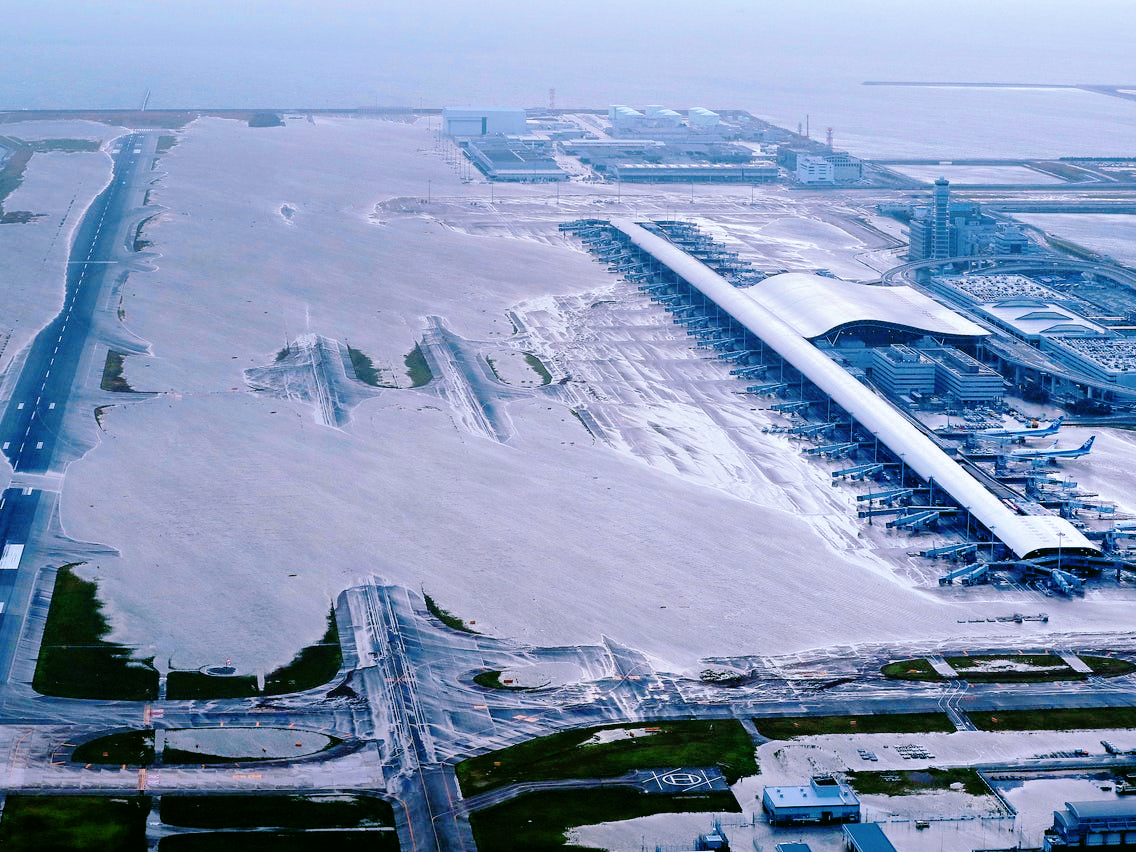 虚耗,关西机场沉降的原因