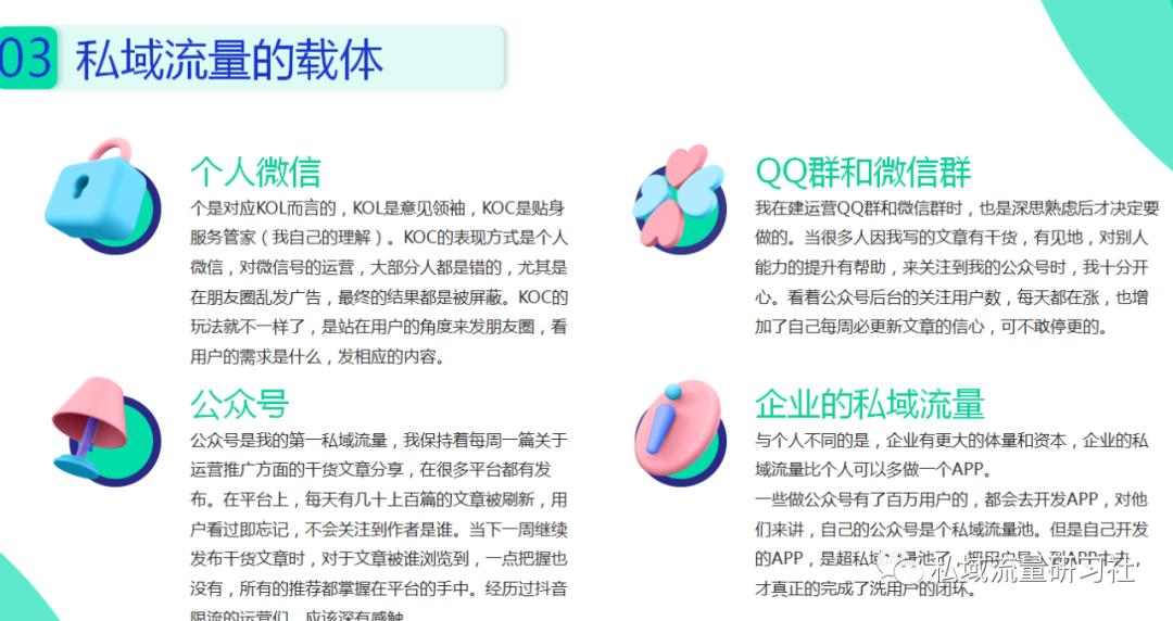 【干货分享】如何打造私域流量-运营ppt模板