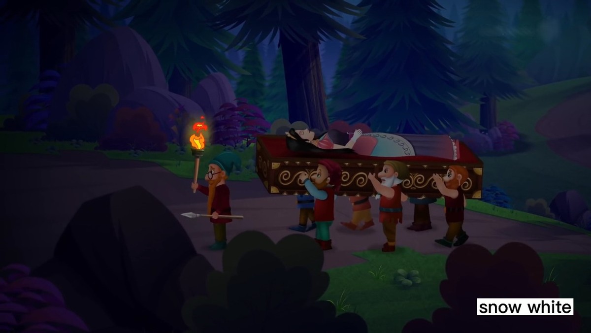 格林童话白雪公主英文阅读,白雪公主格林童话国语版