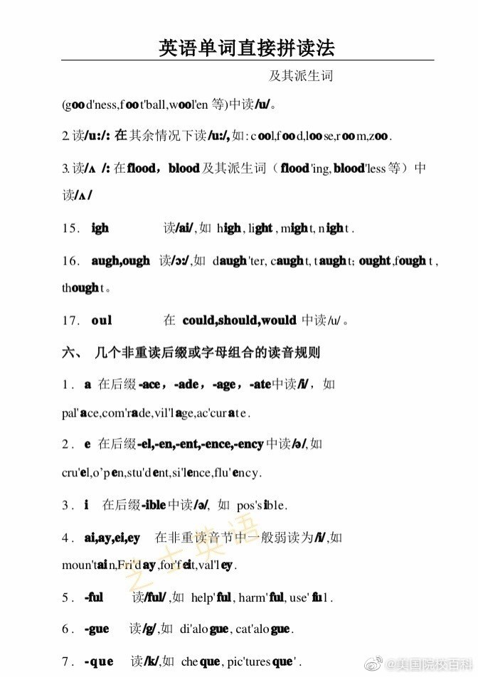 英语单词拼读训练大全,英语单词拼读方法