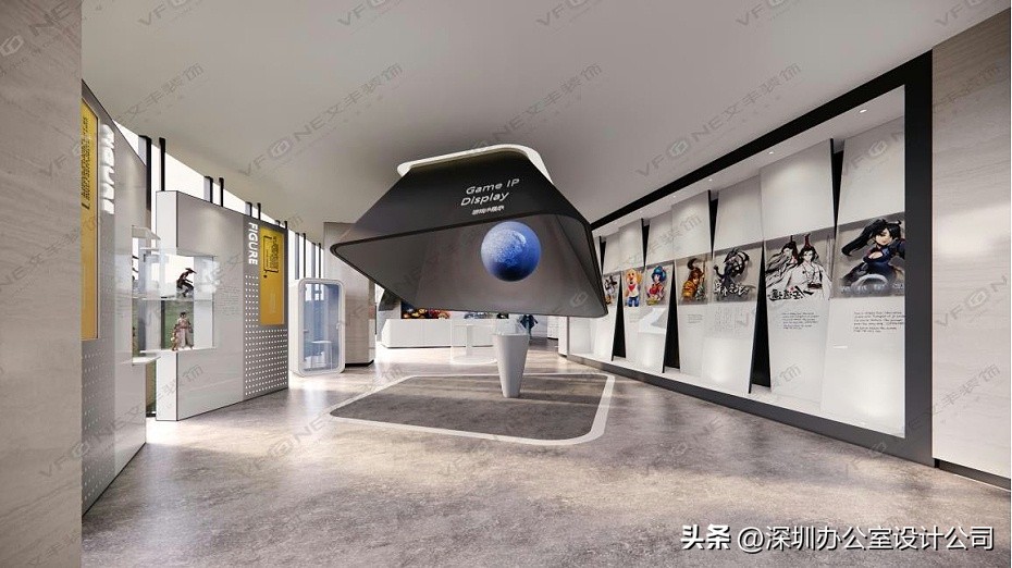 成都游戏办公室装修设计,游戏公司演播室装修设计