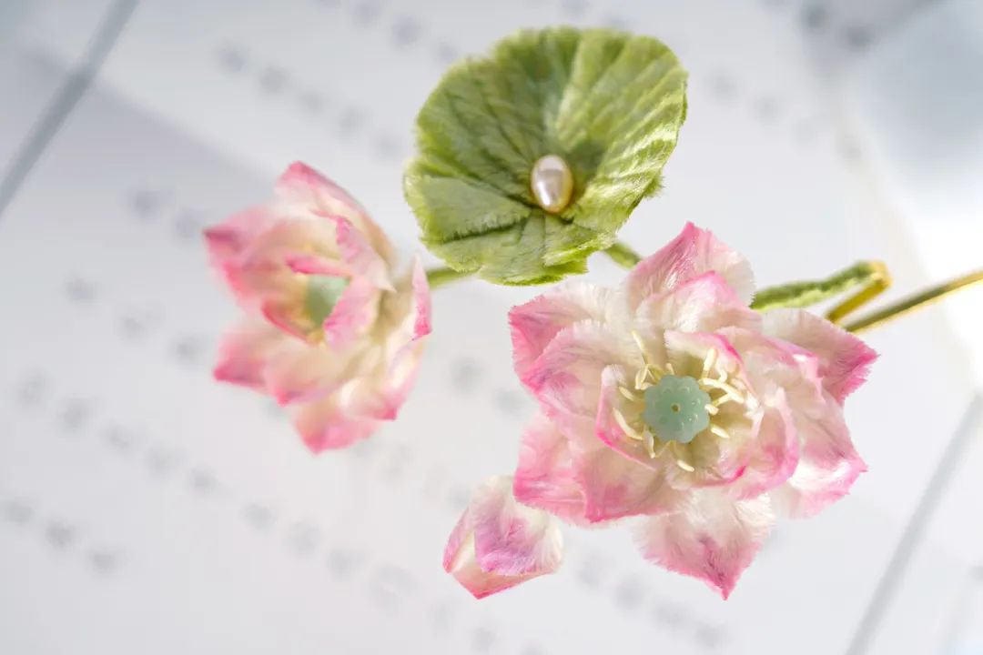 瑶池仙子宴流霞醉里遗簪幻作花,沉浸式非遗绒花