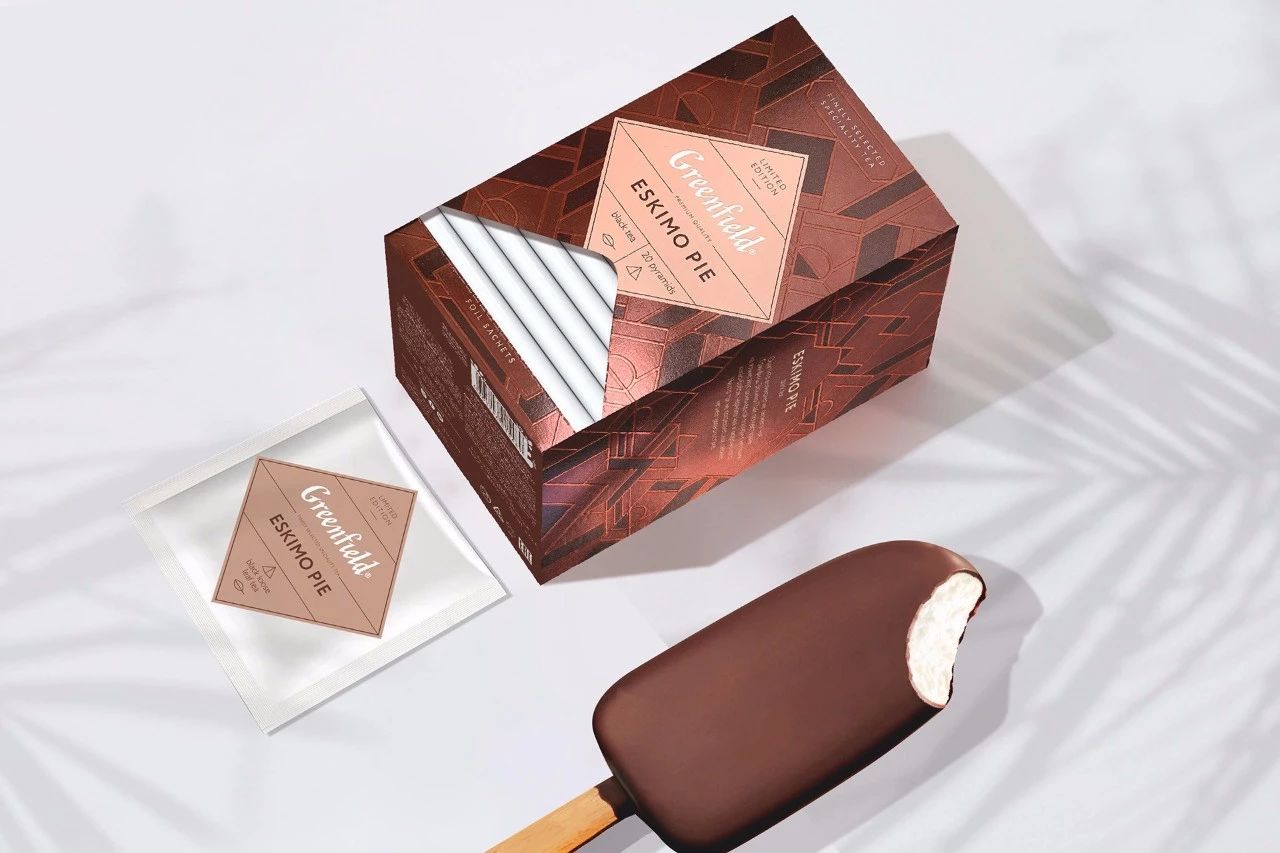 文圣茶说丨俄罗斯 Ice cream tea 茶品牌形象