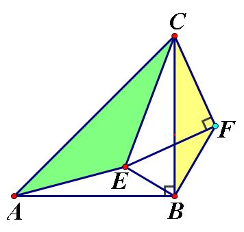 相似三角形手拉手模型口诀,等腰钝角三角形中手拉手模型