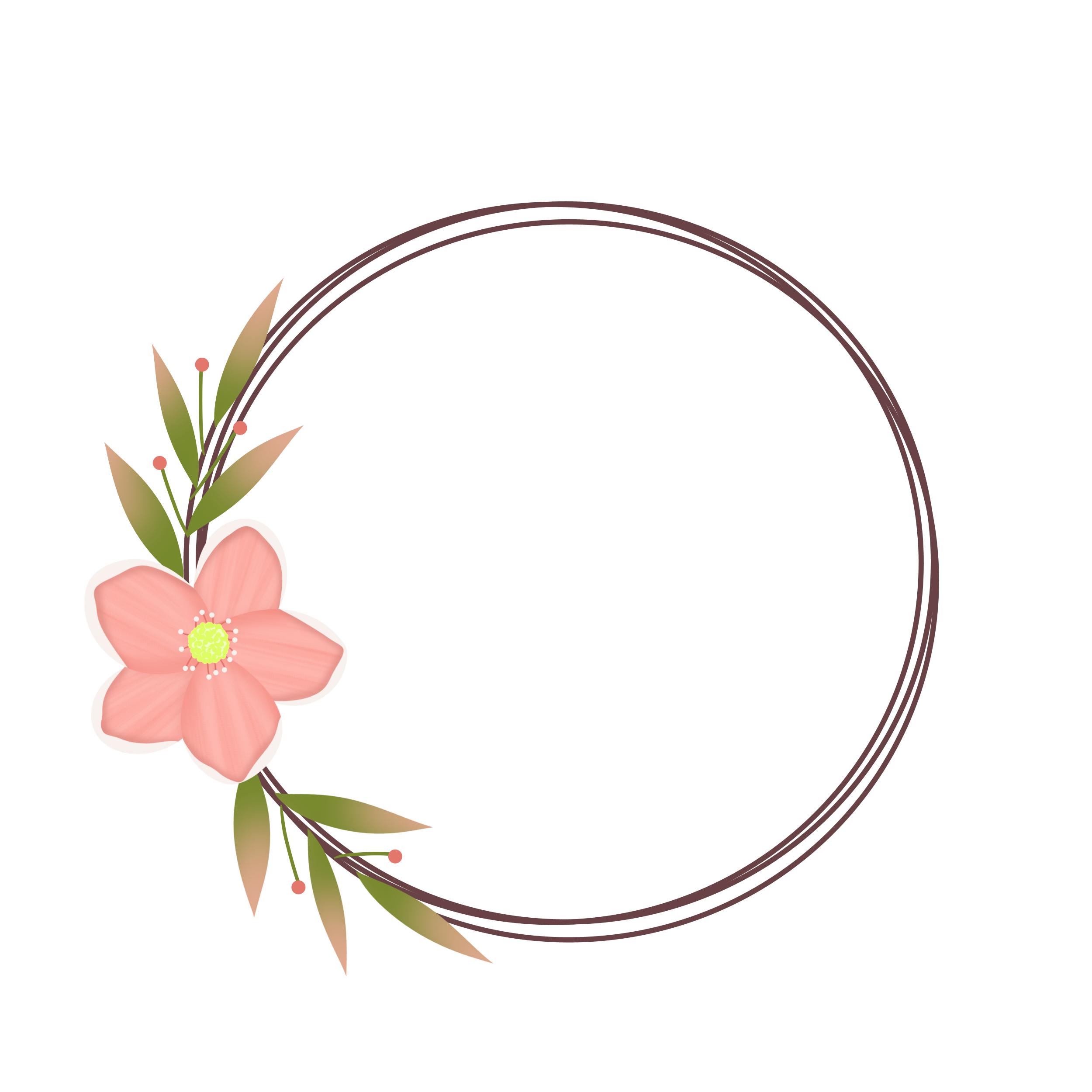 漂亮的彩色边框图片大全,好看的绿叶边框