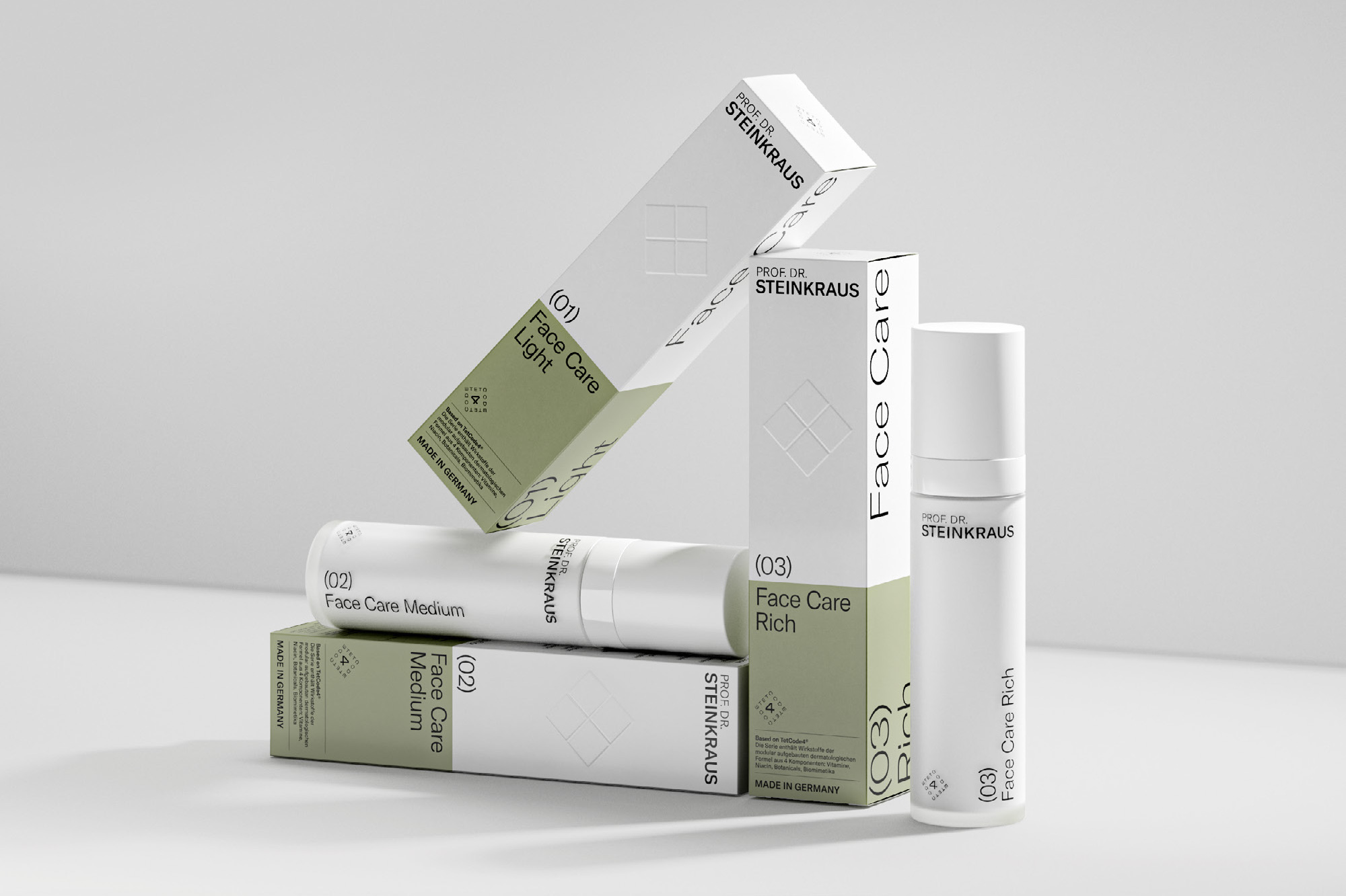 Dr.Steinkraus护肤品包装设计via:MariusFahrnerDesign