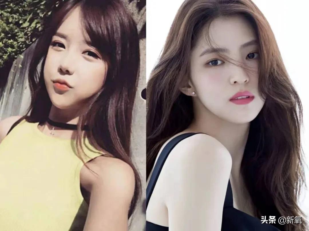 韩素希下颌拐点高,高颧骨韩素希