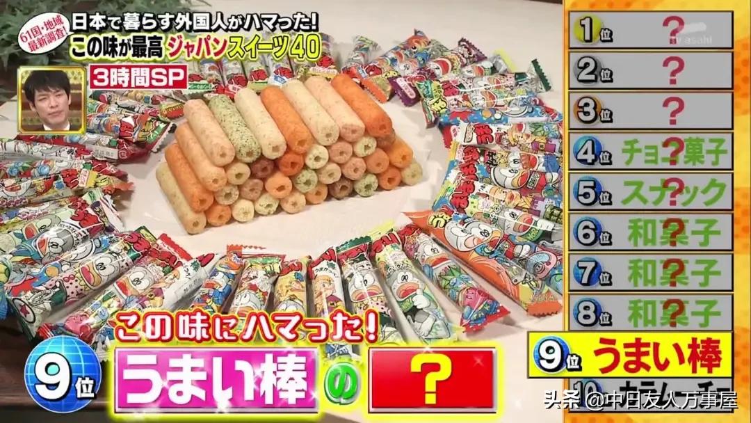 日综请了五百多位居日歪果仁票选最喜欢的零食TOP40