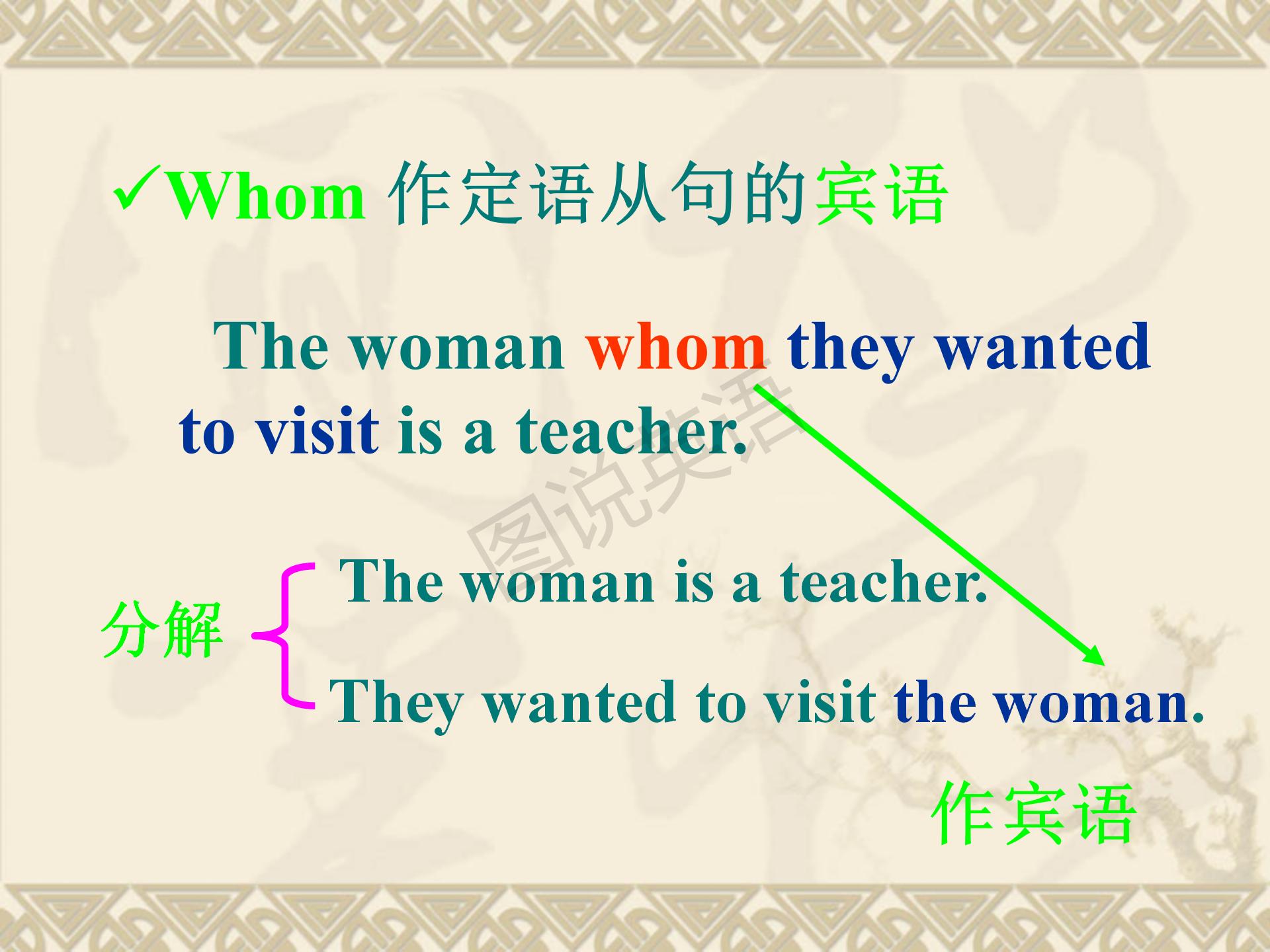 新世纪英语语法教程定语从句,新概念英语第一册定语从句练习题