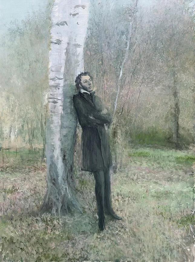 何多苓俄罗斯写生油画,何多苓油画2007