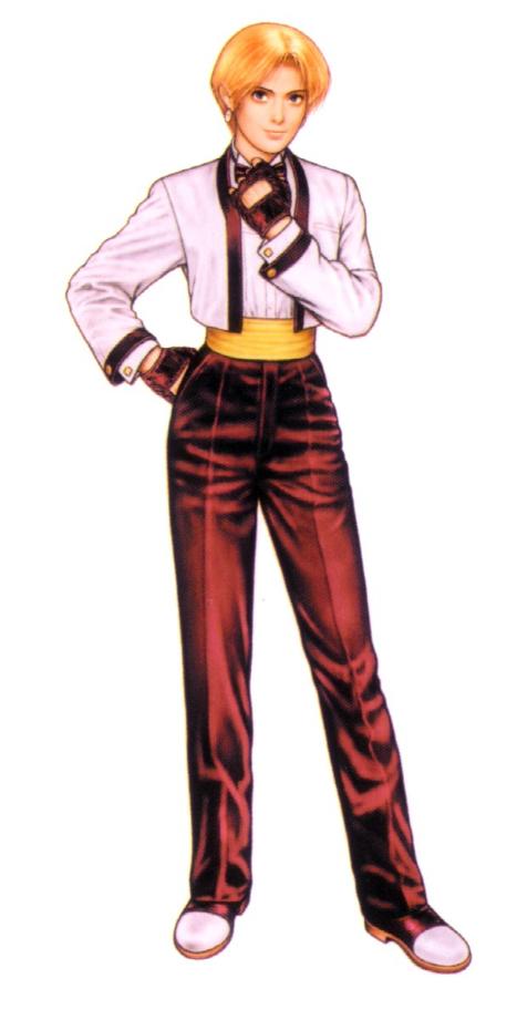 SNK首位爆衣女角色，拳皇男装丽人King