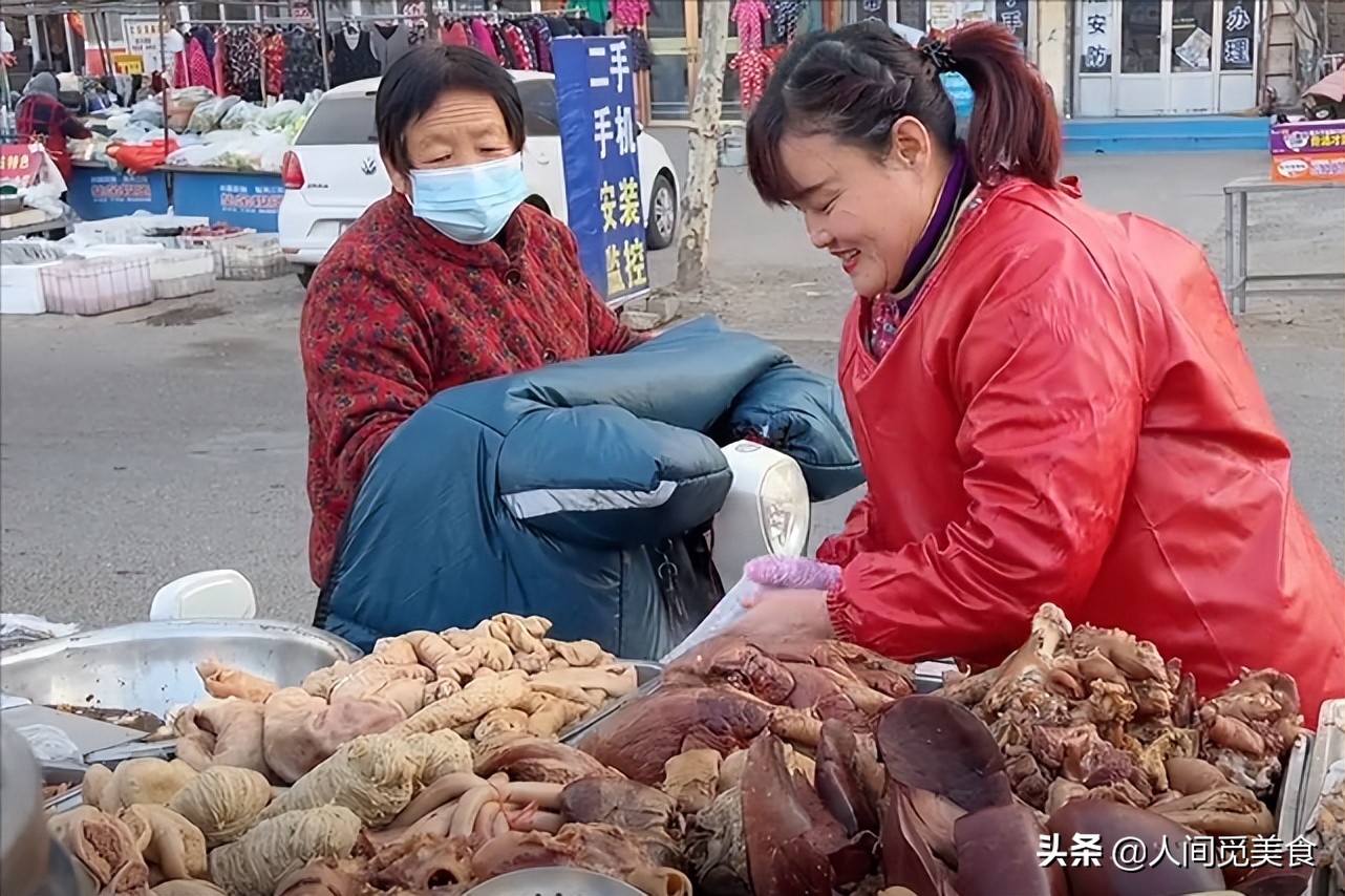 农村集市猪大肠多少钱一副,山东高价猪大肠