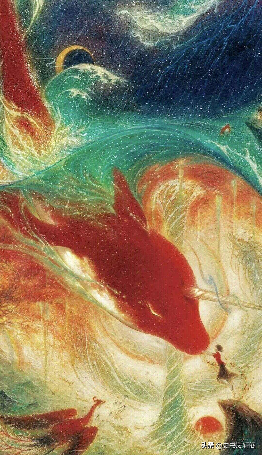 古代神话中的九大凶兽，犼创造了四个僵尸王，鲲鹏以龙为食